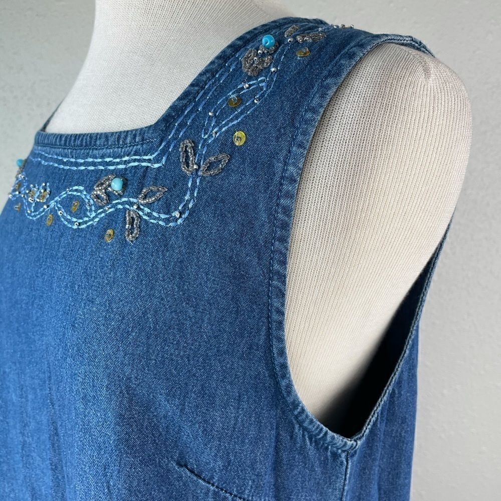 Shaver Lake Denim Maxi Skirt Size M EUC - Picture 7 of 11